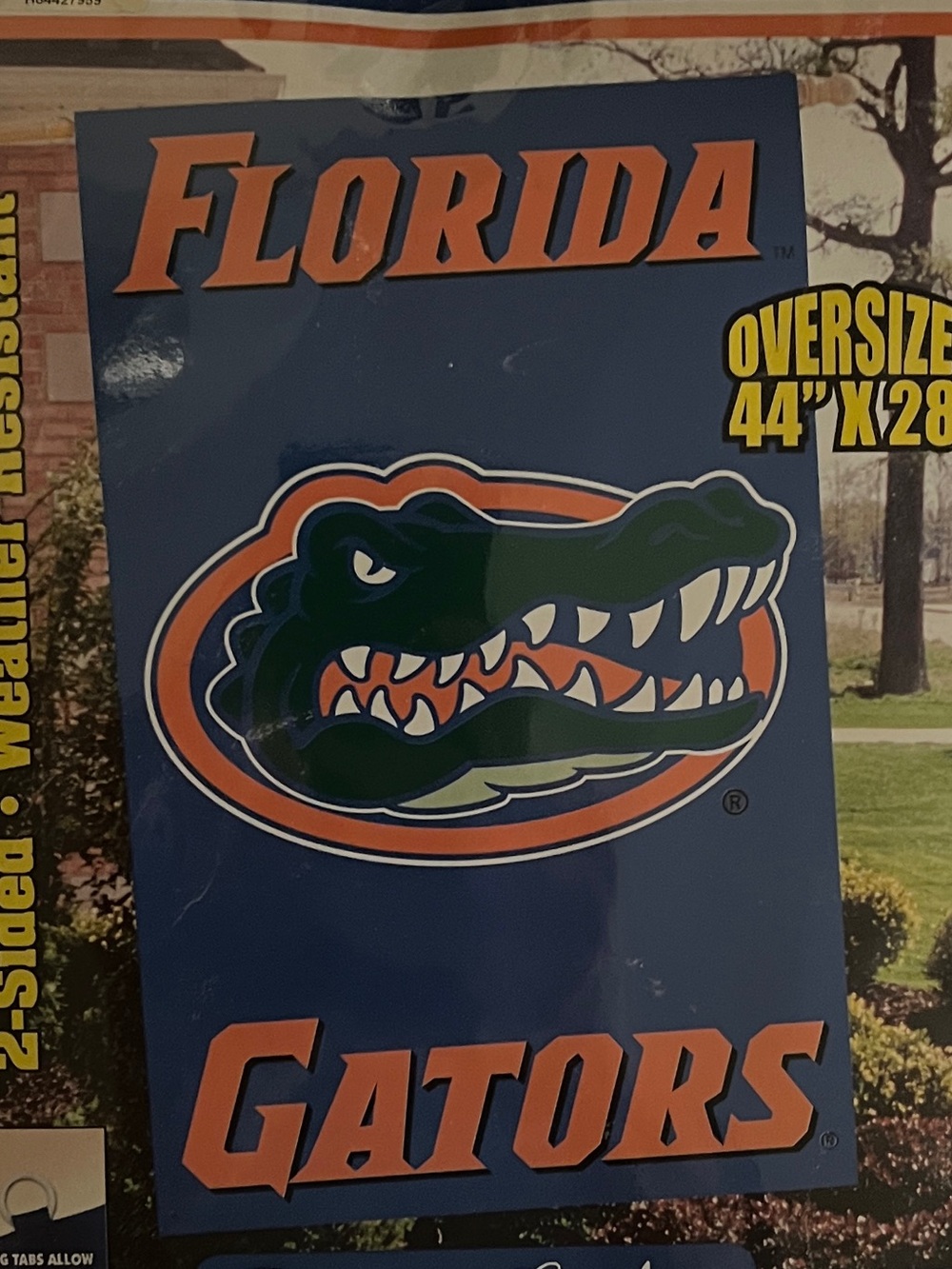 Florida Gators Flag 44” x 28” Rare Applique & Embroidered Indoor & Outdoor NEW